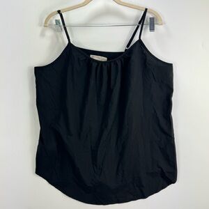 Faded Glory Women's Black Spaghetti Strap Top XL 16-18